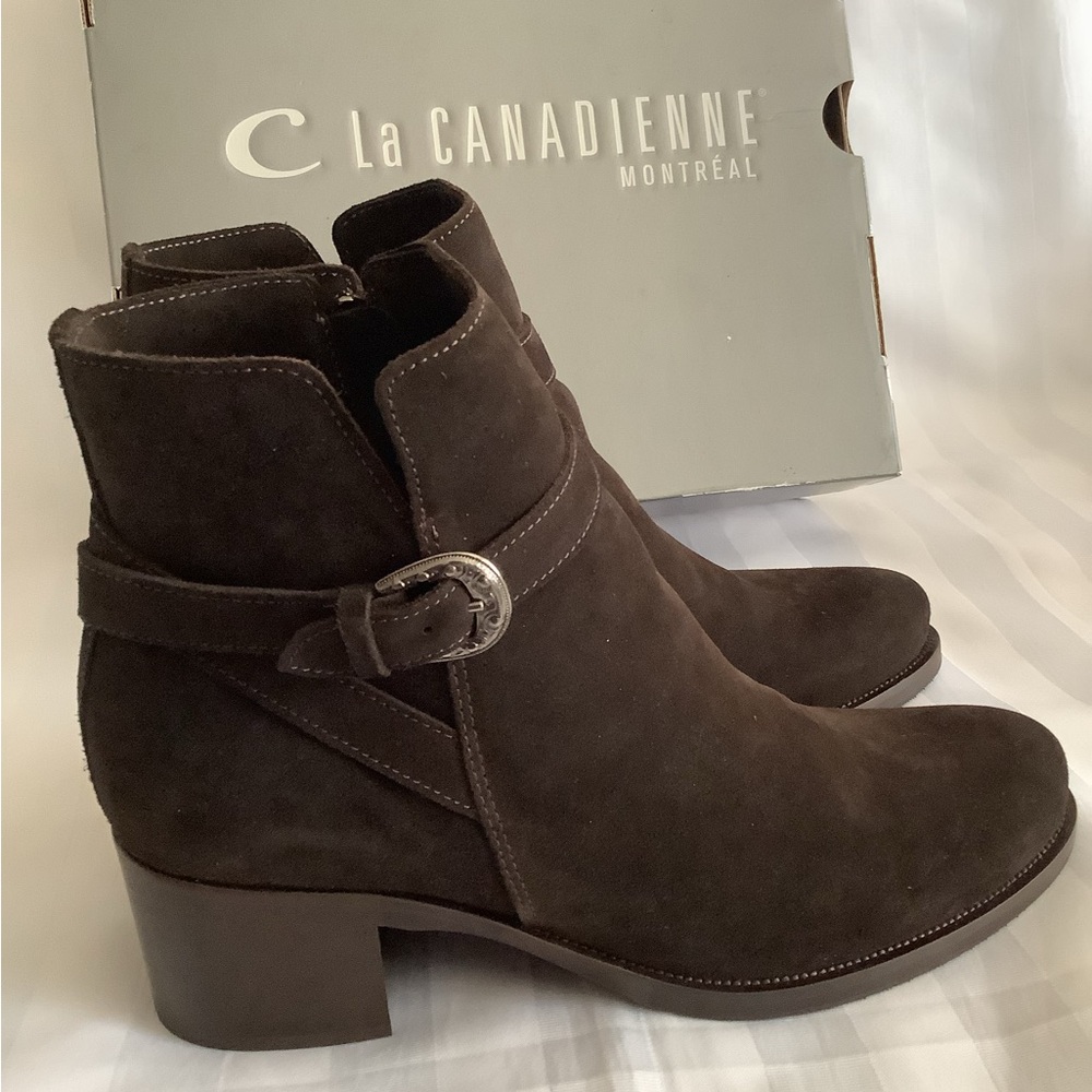 La Canadienne Brown Ankle Boots - Picture 3 of 7